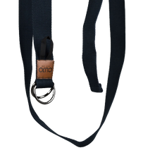 Load image into Gallery viewer, Navy blue yoga strap
