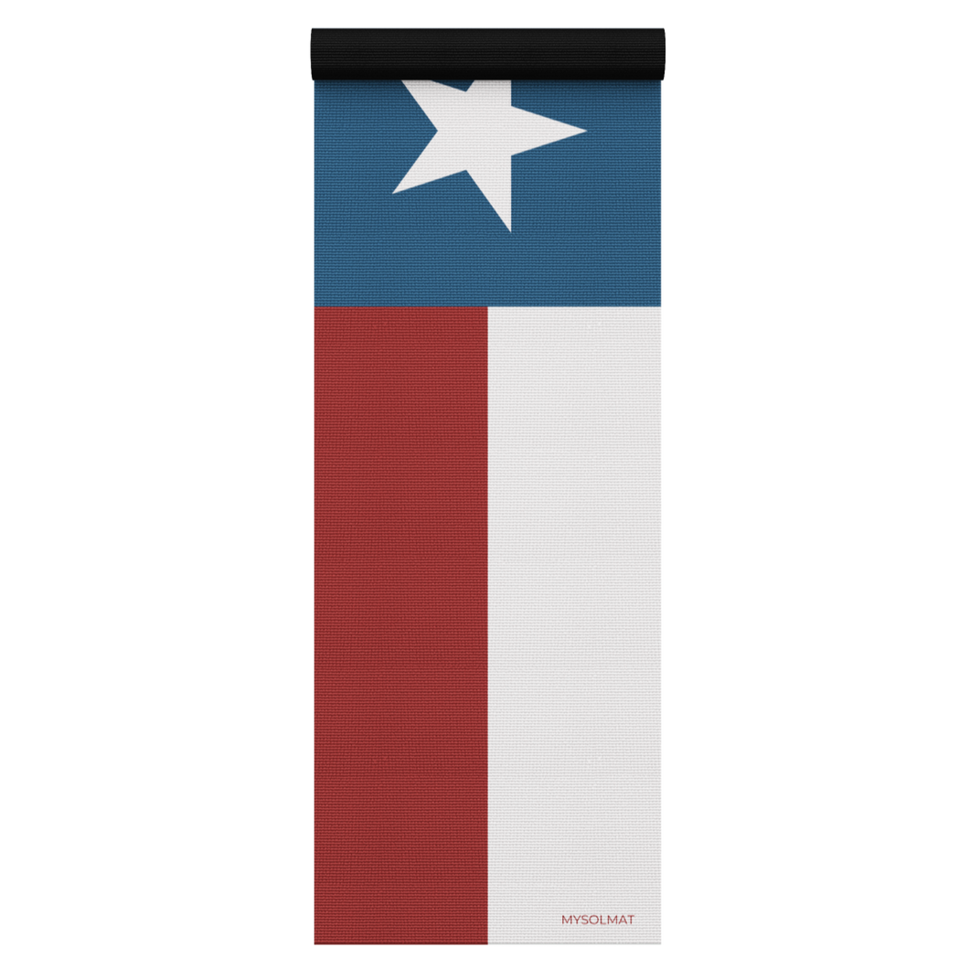 state of texas yoga mat