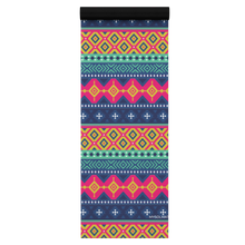 Load image into Gallery viewer, vibrant geometric yoga mat 
