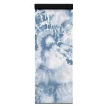 Load image into Gallery viewer, yoga mat with blue tie dye design
